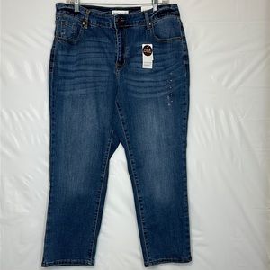 Lane Bryant Jeans Size 14 flex magic waistband straight NWT